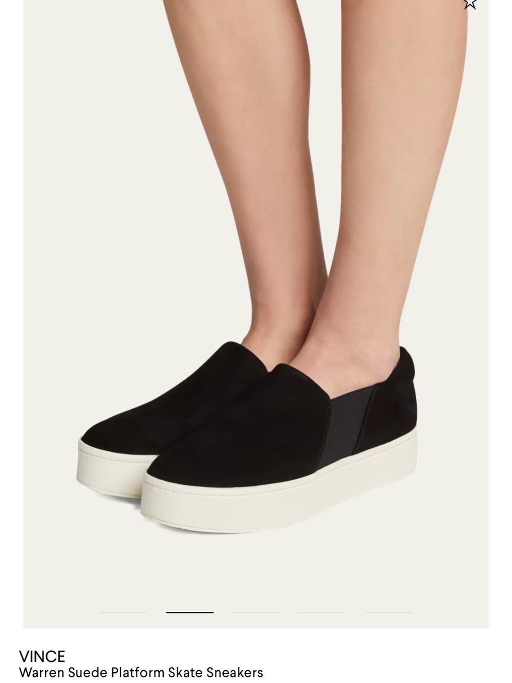 Vince Suede Warren Platform Skate Sneaker